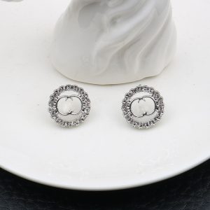 Replica Designer Gucci Women Fashion Simple Geometric Round Earrings