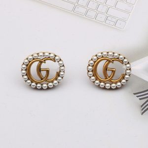 Replica Designer Gucci Women Flow Temperament Personality Letter Earrings