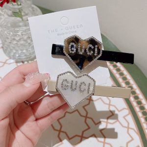 Replica Designer Gucci Women G Letter Fashion Side Clip Broken Hair Bangs Clip