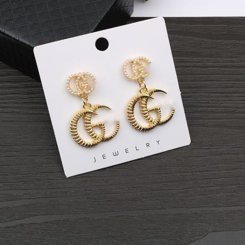 Replica Designer Gucci Women G Letter Stud Earring