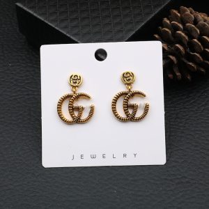 Replica Designer Gucci Women G Letter Stud Earrings