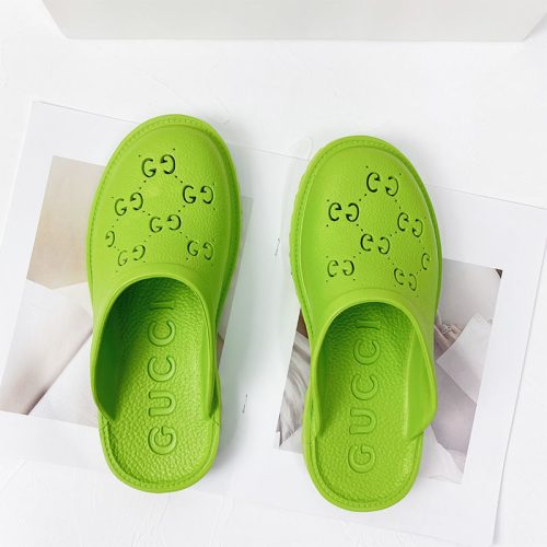 Replica Designer Gucci Women Hole Couple Slippers