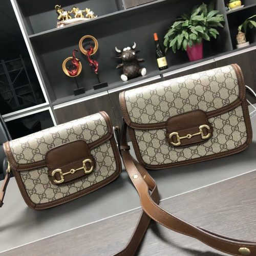 Replica Designer Gucci Women Horsebit Saddle Shoulder Bag