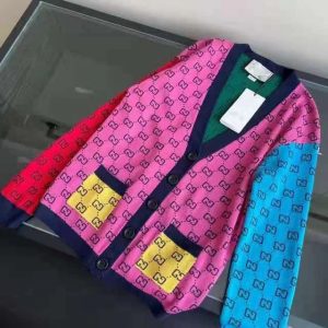 Replica Designer Gucci Women Knitted Loose Cardigan