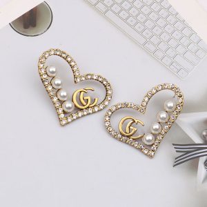 Replica Designer Gucci Women Love Pearl Earrings