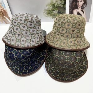 Replica Designer Gucci Women Men Casual Fisherman Sunscreen Old Flower Hat
