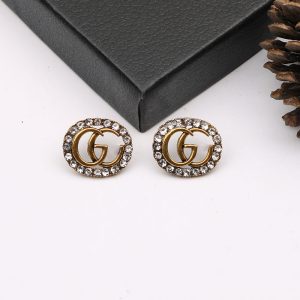 Replica Designer Gucci Women Needle Short Personality Earrings