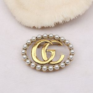 Replica Designer Gucci Women Pearls Temperament Brooch