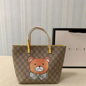 Replica Designer Gucci Women Printed Tote Handbag
