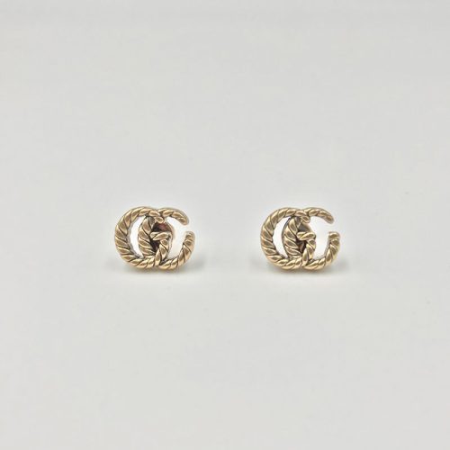Replica Designer Gucci Women Retro Classic Snake Pattern Double G Letter Earrings