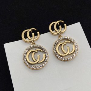 Replica Designer Gucci Women Retro Letter Earrings