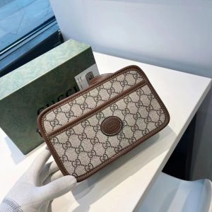 Replica Designer Gucci Women Retro Letter Small Square Messenger Bag