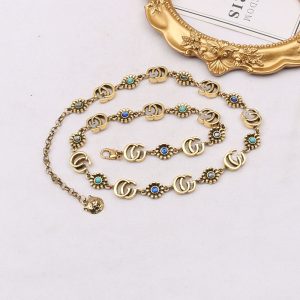 Replica Designer Gucci Women Retro Small Daisy Necklace Necklace