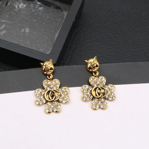 Replica Designer Gucci Women Retro Style Fashion Personality G Earrings