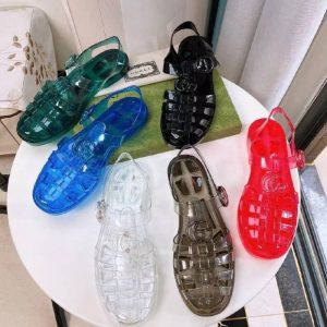 Replica Designer Gucci Women Transparent Non-Slip Sandals
