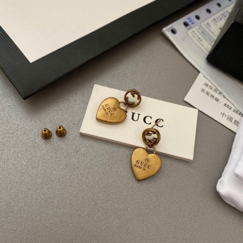 Replica Designer Gucci Women Vintage G Letter Earrings
