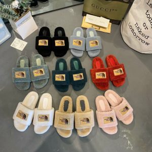 Replica Designer Gucci Wool Slippers