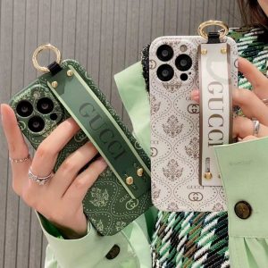 Replica Designer Gucci Wrist Strap Apple Iphone13promax Mobile Phone Case