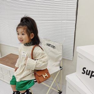 Replica Designer Hermes Children Fashion H Mini Bag