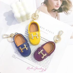 Replica Designer Hermes Creative H Buckle Small Shoes Pendant Key Chain