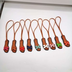 Replica Designer Hermes Hand-Stitched Slippers Pendant Bags Accessories