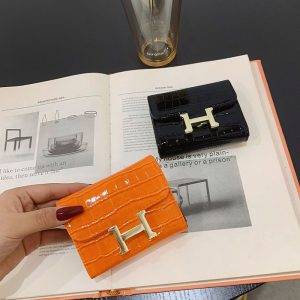 Replica Designer Hermes Women Fashion Solid Color Purse