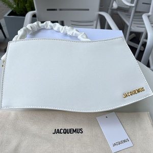Replica Designer Jacquemus Trendy Solid Wavy Underarm Bag