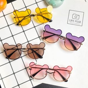 Replica Designer Kids Sunglasses Cartoon Fashion Metal Frame Baby Sunglasses