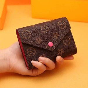 Replica Designer LV Women Short Casual Print Wallet