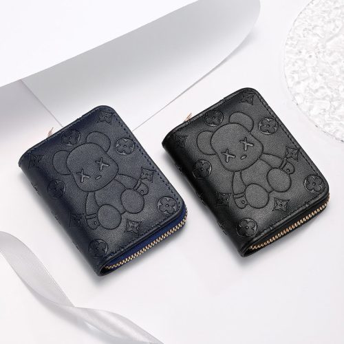 Replica Designer Louis Vuitton Brick Bear Cute Anti-Degaussing Multi-Card License Holder Bag Wallet