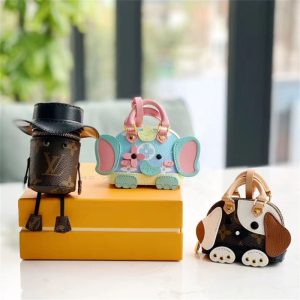 Replica Designer Louis Vuitton Cartoon Letter Print Coin Purse
