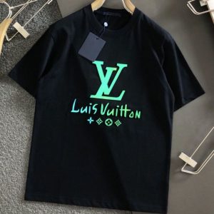 Replica Designer Louis Vuitton Casual Loose Short Sleeve T-Shirt