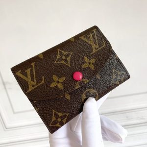 Replica Designer Louis Vuitton Classic Letter Print Portable Wallet