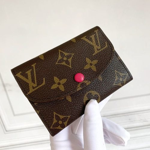 Replica Designer Louis Vuitton Classic Letter Print Portable Wallet