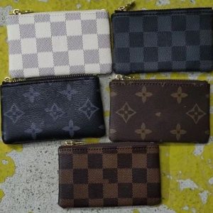 Replica Designer Louis Vuitton Classic Print Zip Coin Purse