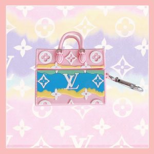 Replica Designer Louis Vuitton Creative Pink Bag Silicone Soft Protective Cover