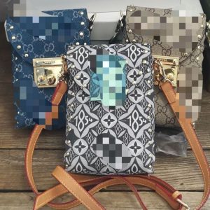 Replica Designer Louis Vuitton Creative Print Mini Shoulder Bag