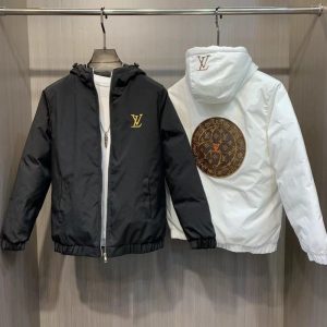 Replica Designer Louis Vuitton Embroidered Men Jacket