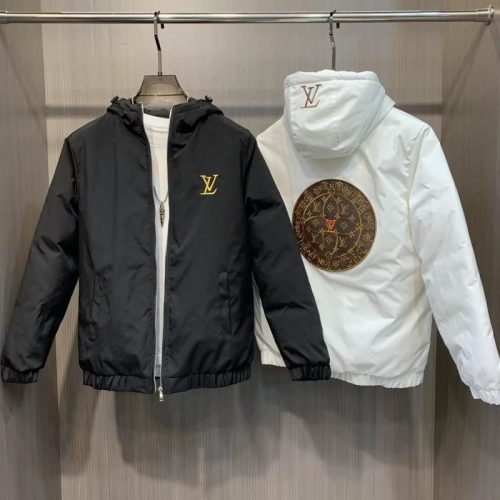 Replica Designer Louis Vuitton Embroidered Men Jacket