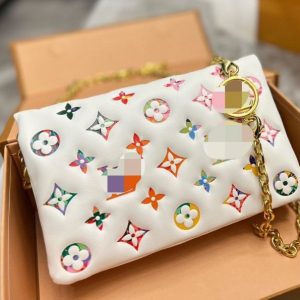 Replica Designer Louis Vuitton Fashion Embossed Oblique Retro Chain One-Shoulder Bag