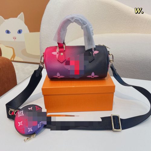Replica Designer Louis Vuitton Fashion Gradient Printing Series Boston Pillow Bag