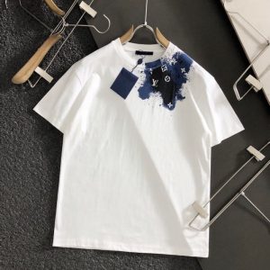Replica Designer Louis Vuitton Fashion Gradient Short Sleeve T-Shirt