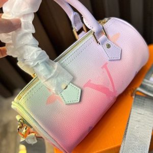 Replica Designer Louis Vuitton Fashion Letter Gradient Large Capacity Shoulder Bag