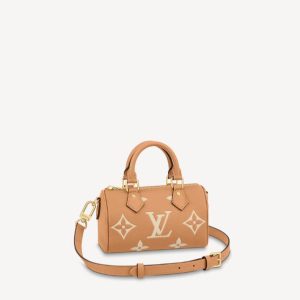 Replica Designer Louis Vuitton Fashion Monogram Print NANO SPEEDY Bag