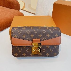 Replica Designer Louis Vuitton Fashion Patchwork Letter Print MARCEAU Bag