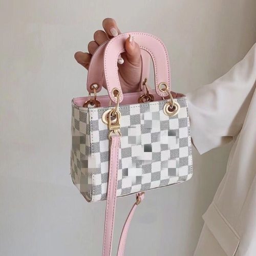 Replica Designer Louis Vuitton Fashion Print Handbag Diana Bag
