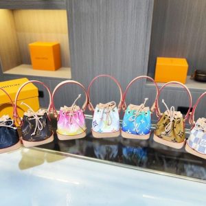 Replica Designer Louis Vuitton Fashion Print Mini Bucket Bag