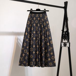 Replica Designer Louis Vuitton Fashion Print Skirt