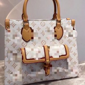 Replica Designer Louis Vuitton Fashion Print Women Shoulder Tote Bag
