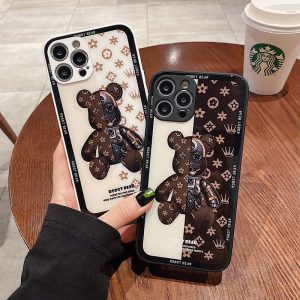 Replica Designer Louis Vuitton Fashion Printed Glass Phone Case